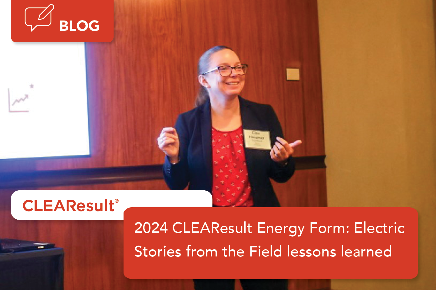 A CLEAResult expert leads a discussion at the 2024 Energy Forum.